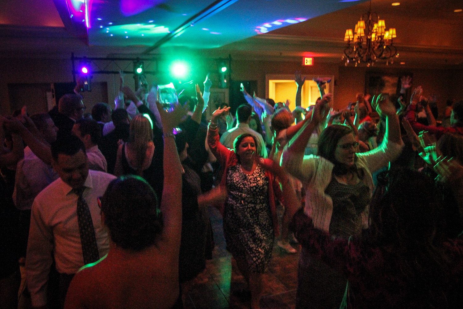 Packed dance floor