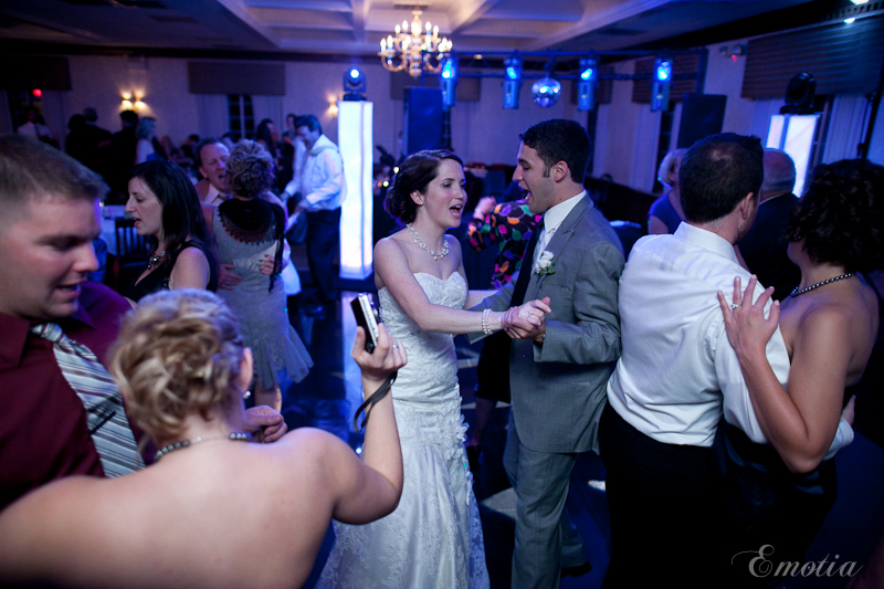Celebration on the dance floor